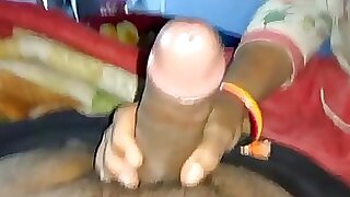 Sucking my bf's cock and end up fucking